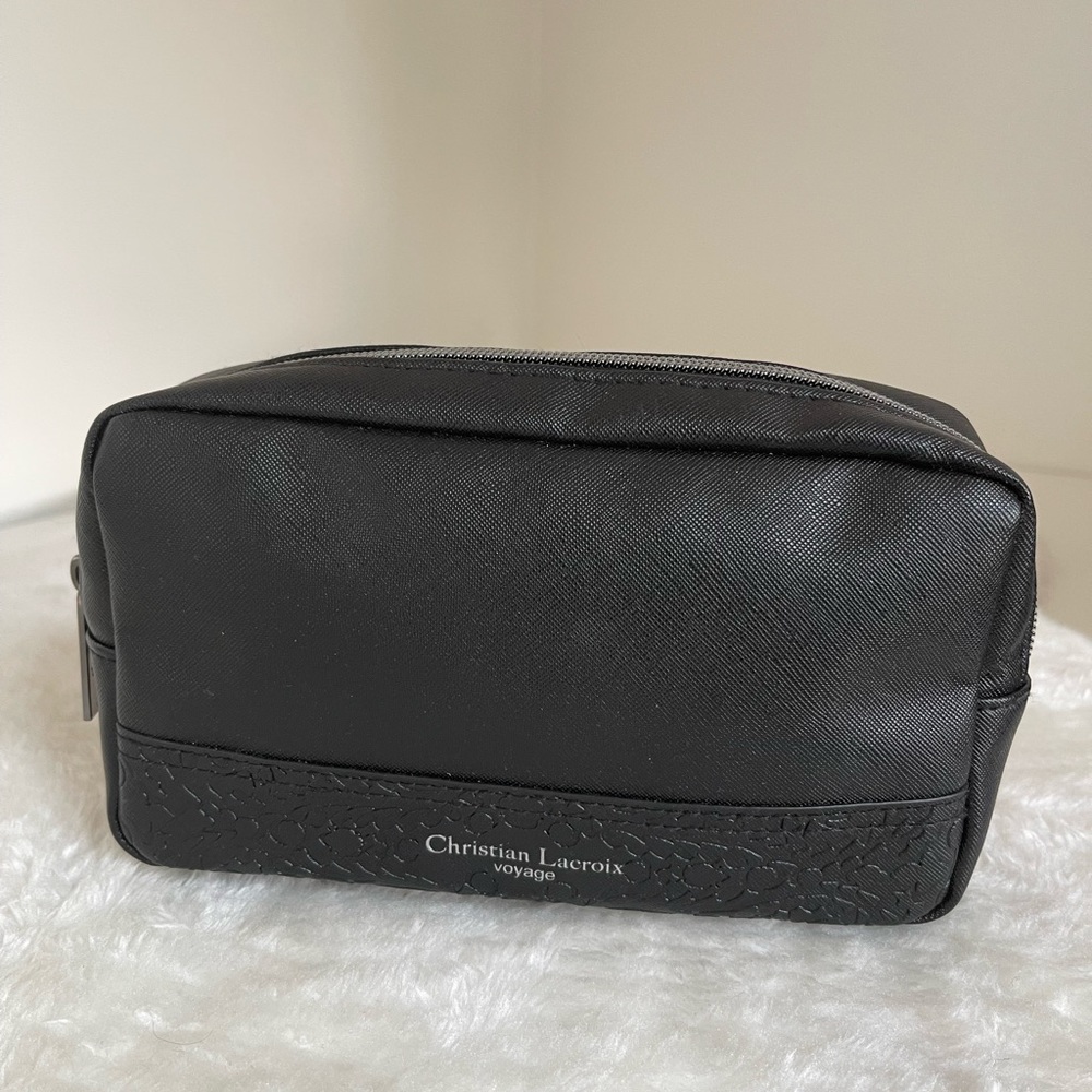 Christian Lacroix Amenity Bag ONLY from Turkish Airlines. *NEW*. 
Faux Leather